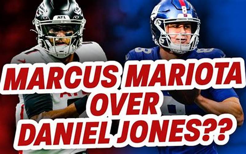 Daniel Jones And Marcus Mariota Stats
