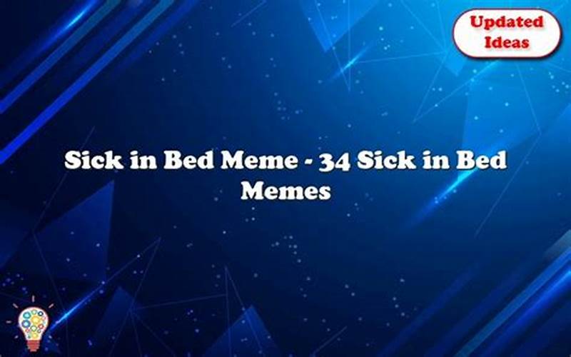 Dark Sick In Bed Meme
