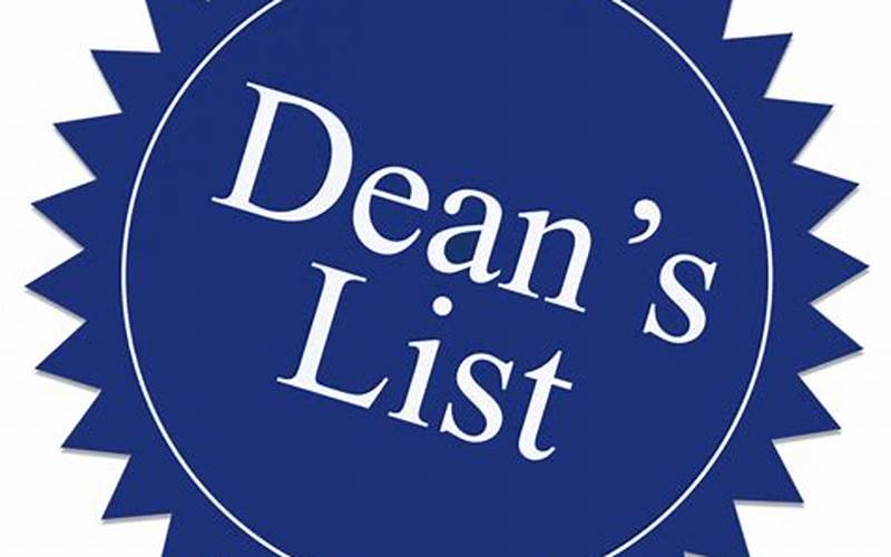 Dean'S List