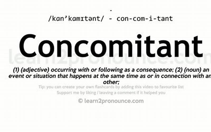 How to Pronounce Concomitantly – A Guide in Relaxed English