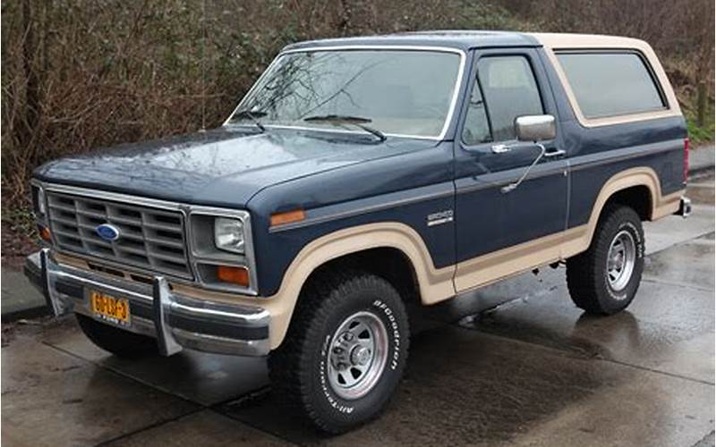 Design And Features Of The 1980-86 Ford Bronco