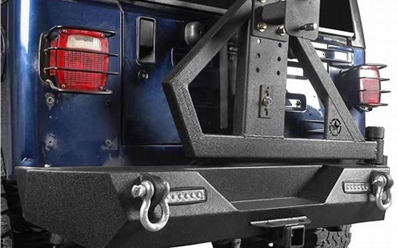 Design Jeep Wrangler Rear Bumper With Tire Carrier