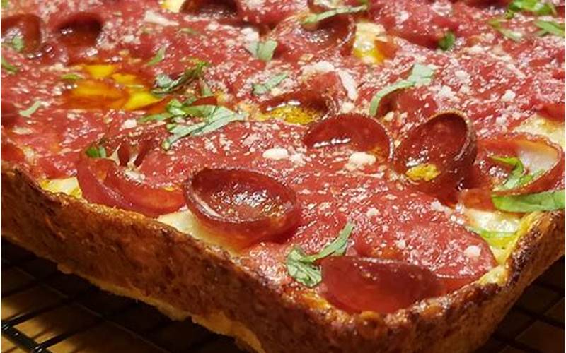 Detroit Style Pizza