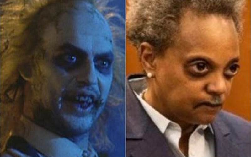 Different Opinions About Mayor Lightfoot'S Beetlejuice Pics