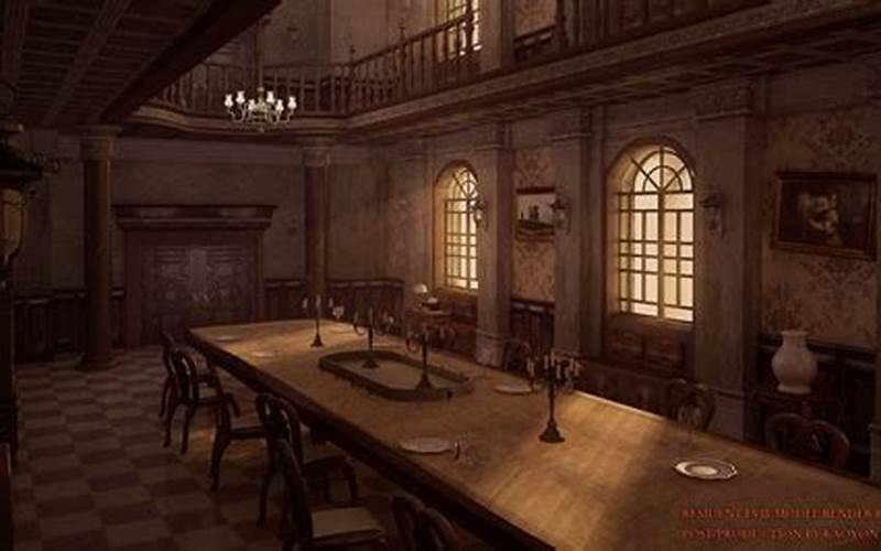 Dining Room And Kitchen Resident Evil Zero