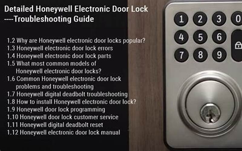 Door Lock Troubleshooting Image
