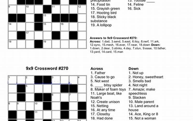 Double Check Crossword