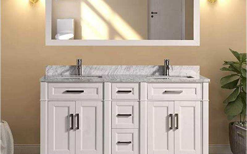 Double Sink Vanity With Drawers