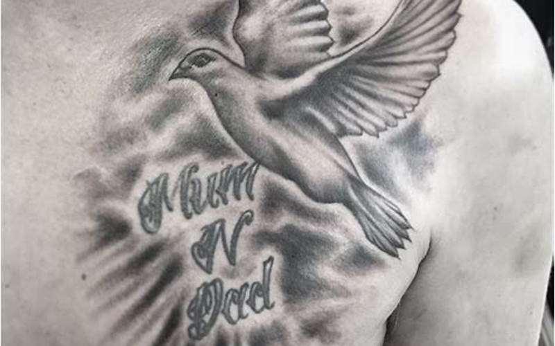 Dove and Clouds Tattoo: Symbolism and Meaning