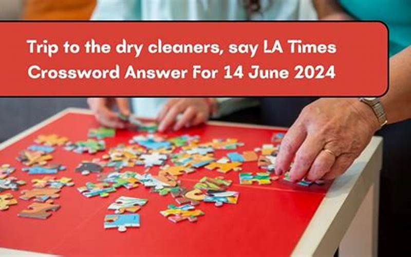 Dry Cleaner NYT Crossword