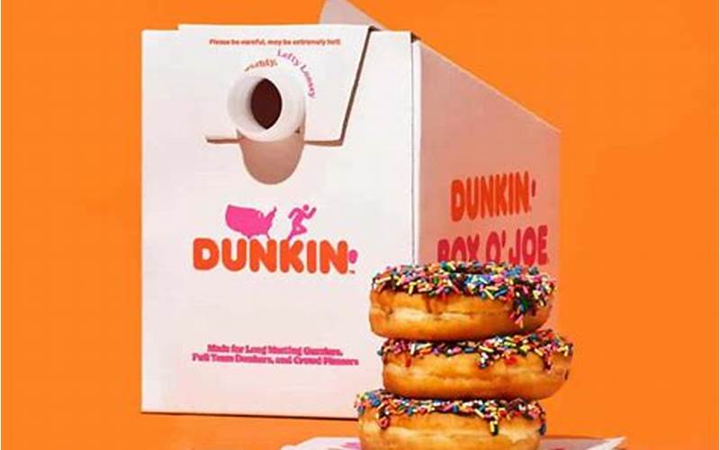 Dunkin' Donuts Box Of Joe Image