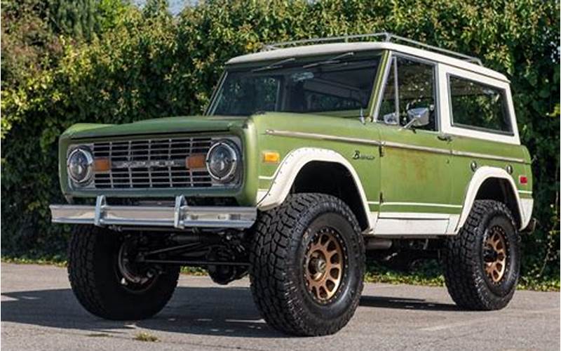 Early Ford Bronco Coyote Price