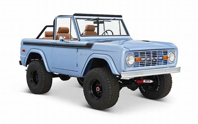 Early Model Ford Bronco Features