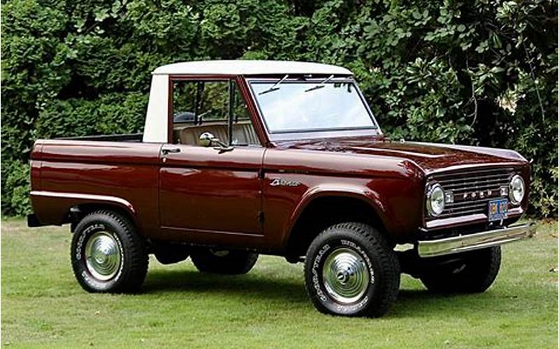 Early Years Ford Bronco 1966
