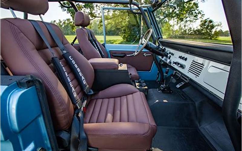 Early Years Ford Bronco Interiors