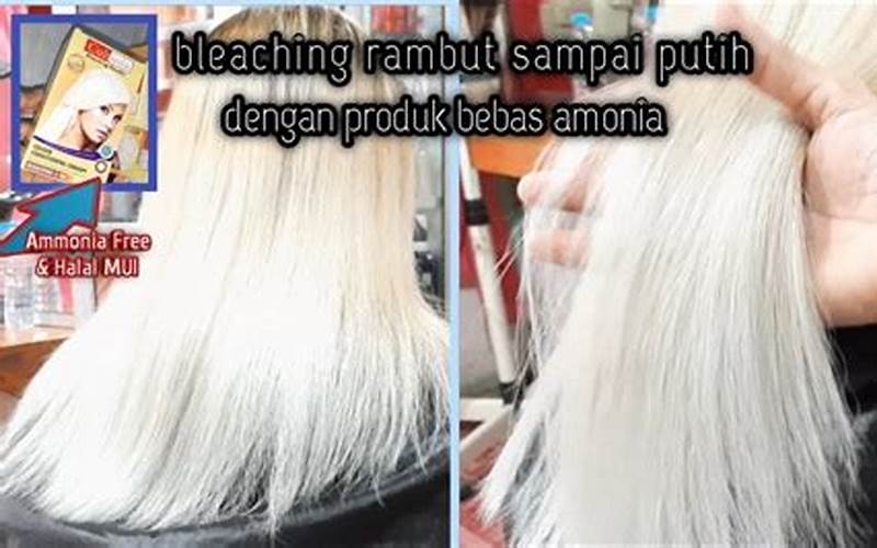 Efek Samping Bleaching Rambut