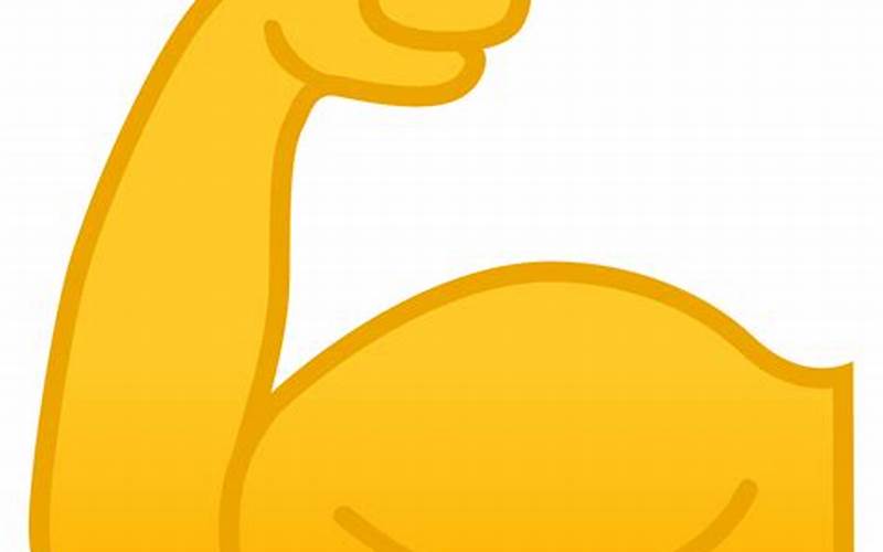 Emoji Of Flexed Biceps