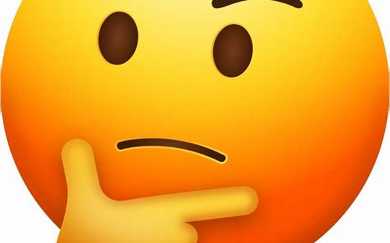 Emoji Of Thinking Face