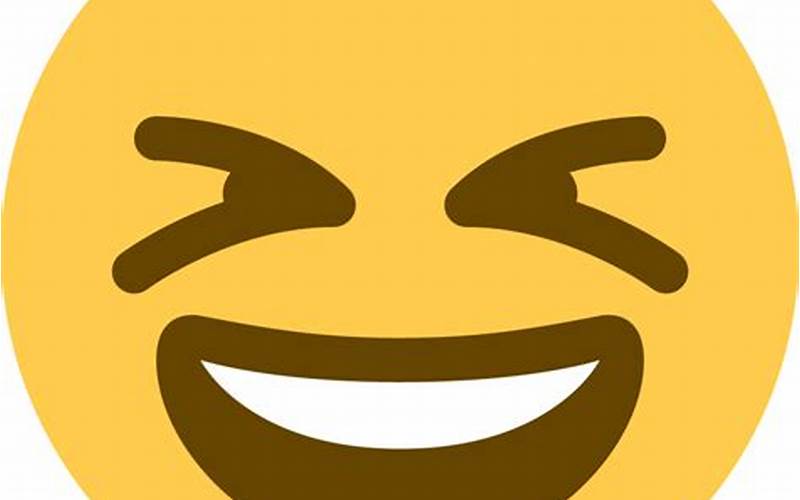 Emoji Smiley Face With Open Mouth And Tightly Closed Eyes