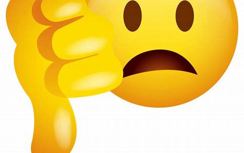 Emoji Thumbs Down