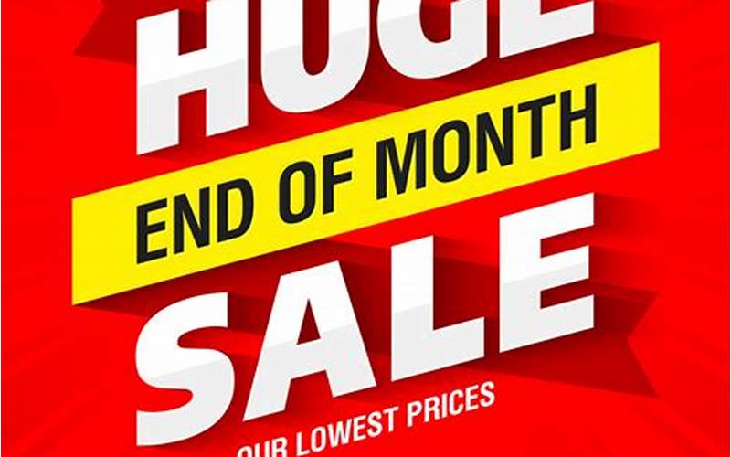 End Of Month Truck Sales