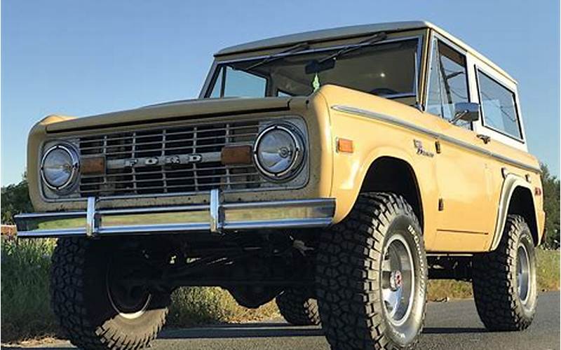 Engine Of 1975 Ford Bronco Sport