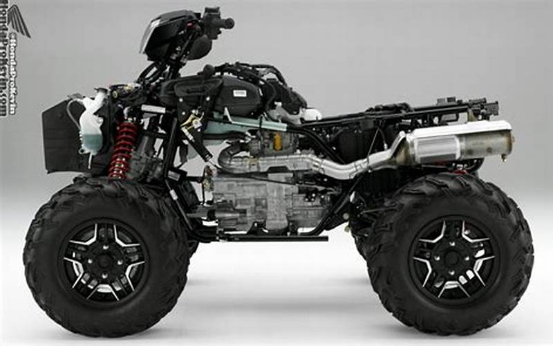 Engine Of 2016 Honda Rubicon 500