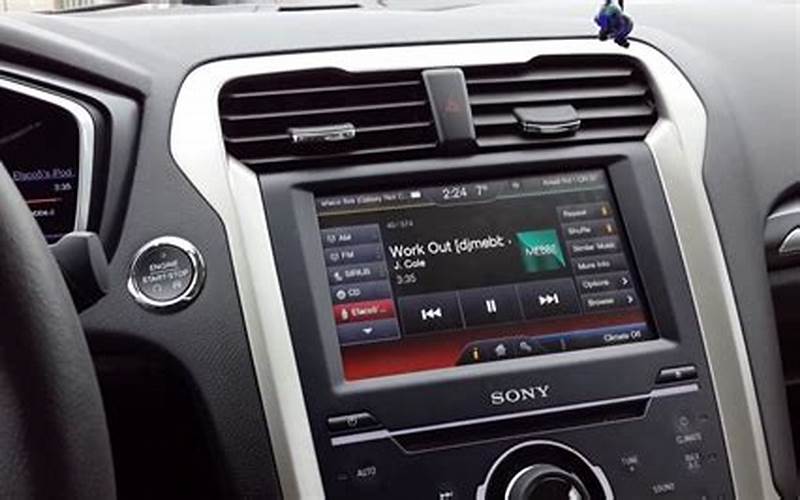 Entertainment System Of Fender Ford Fusion 2014