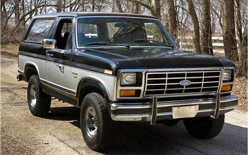 Exterior Features Of The 1983 Ford Bronco