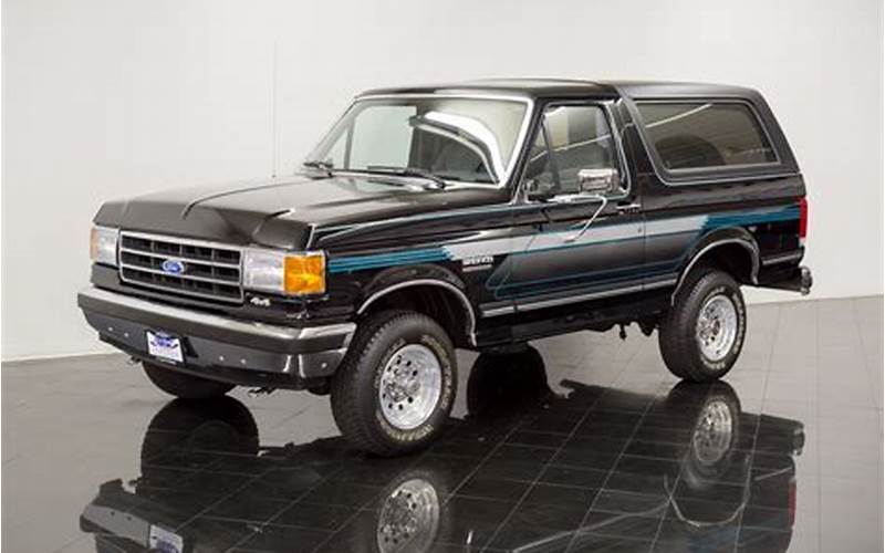 Exterior Features Of The 1990 Ford Bronco