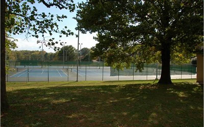 Facilities At Bluemont Park Tennis Court