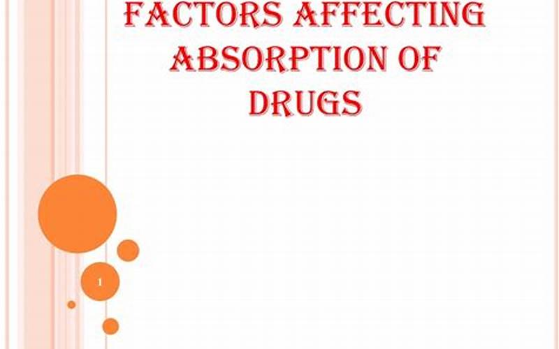 Factors Affecting Absorption