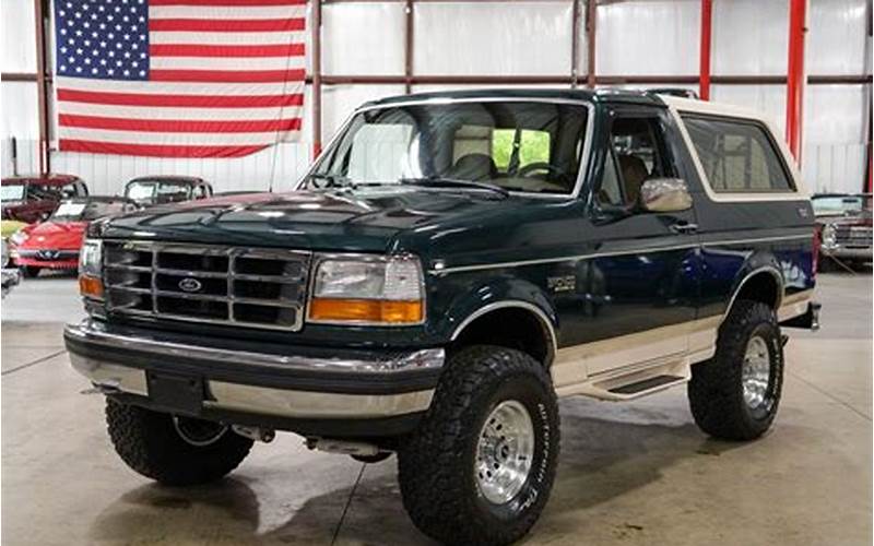 Factors To Consider When Choosing A 1992 Ford Bronco Top