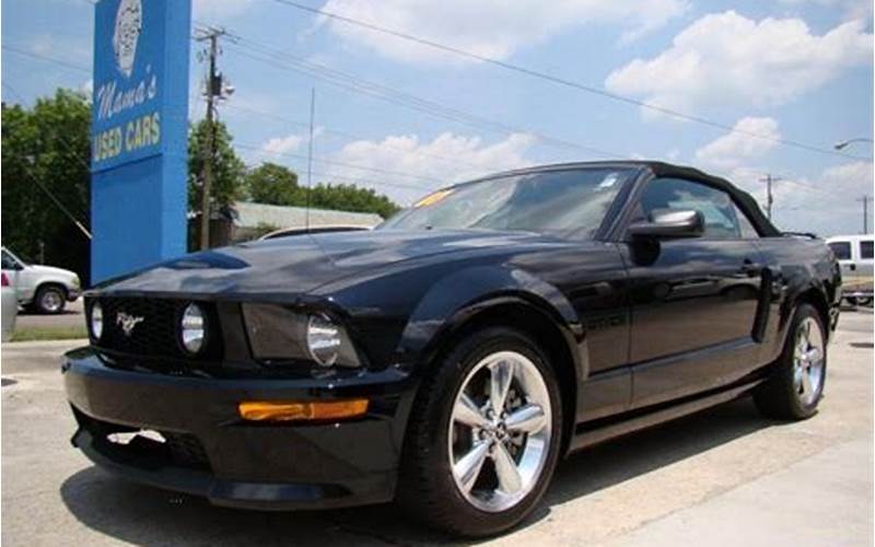 Faq Of 2007 Ford Mustang Gt California Special Convertible