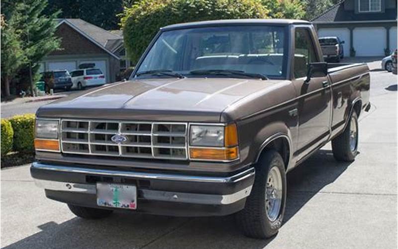 Features And Specifications Of The 1990 Ford Ranger