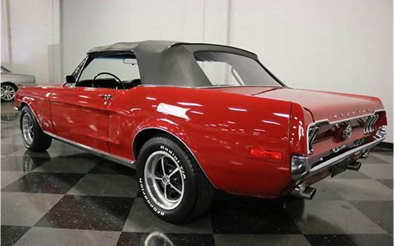 Features Of 1968 Ford Mustang Gt Convertible