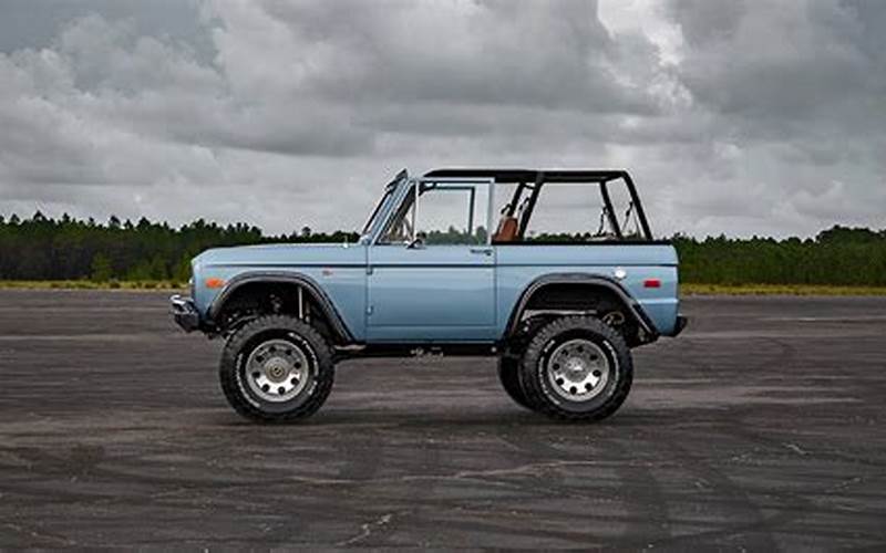 Features Of 1973 Ford Bronco Hardtop