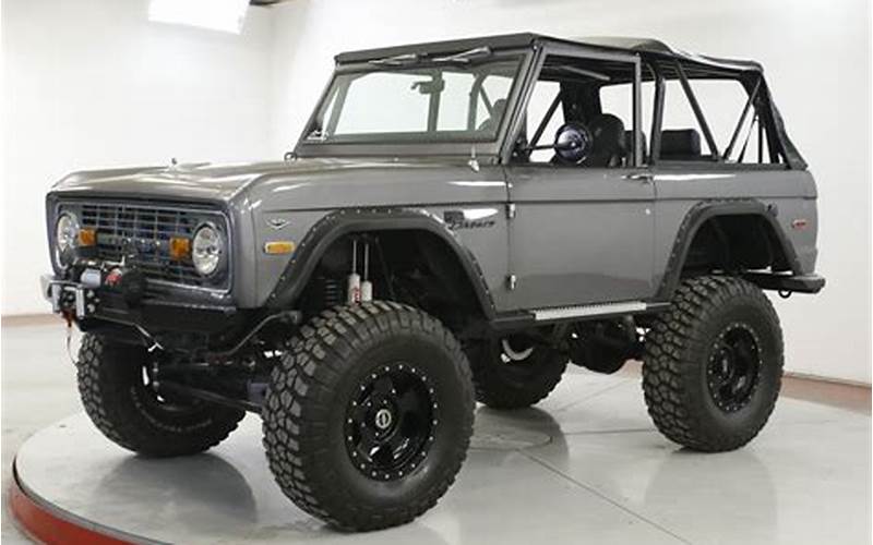 Features Of 1974 Ford Bronco