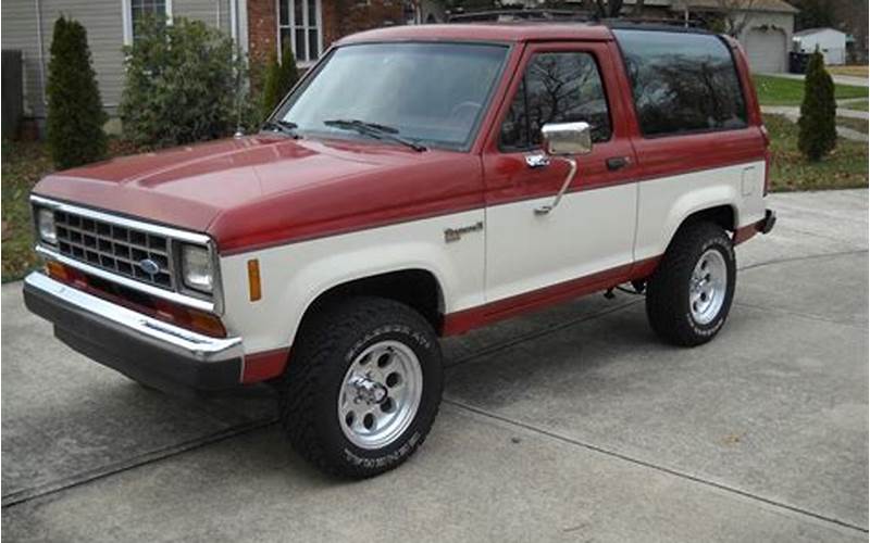 Features Of 1987 Ford Bronco 2