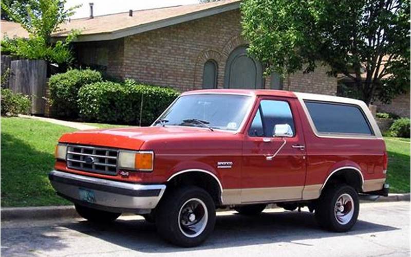 Features Of 1998 Ford Bronco Eddie Bauer