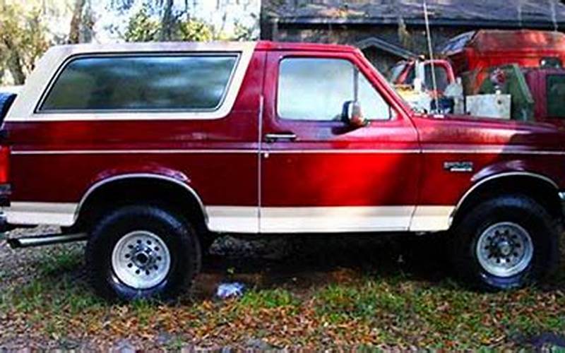 Features Of 1999 Ford Bronco