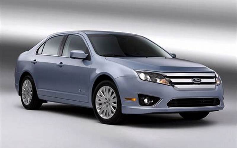 Features Of 2012 Ford Fusion Hybrid