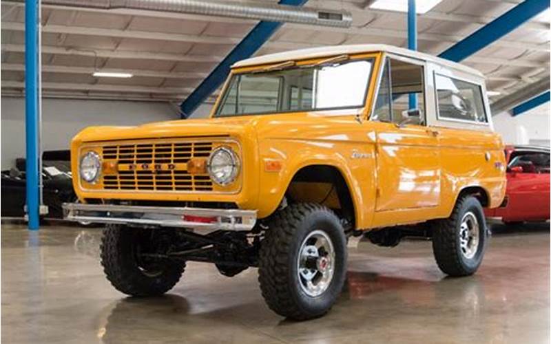 Features Of Ford Bronco 1975