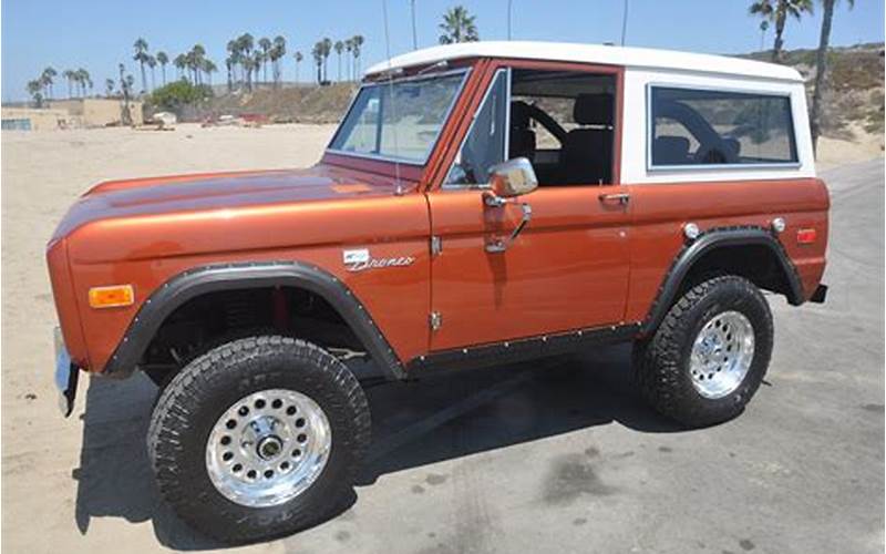 Features Of Ford Bronco First Generation