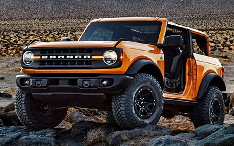 Features Of Ford Bronco Image