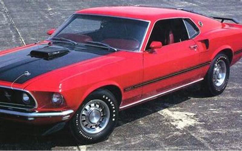 Features Of Ford Mustang Mach 1 1968