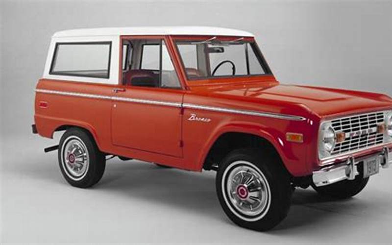 Features Of The 1966 To 1977 Ford Bronco