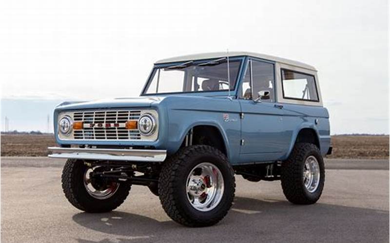 Features Of The 1966-1977 Ford Bronco