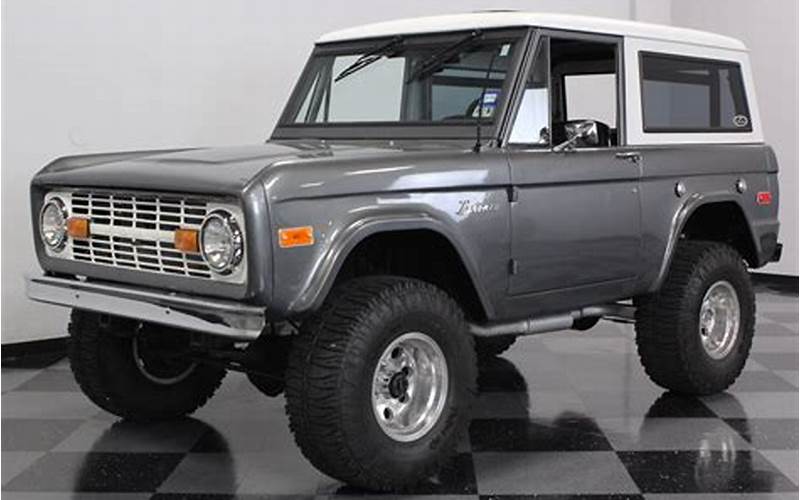 Features Of The 1970 Ford Bronco