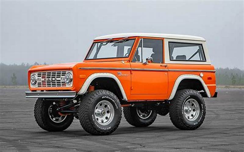 Features Of The 1972-74 Ford Bronco